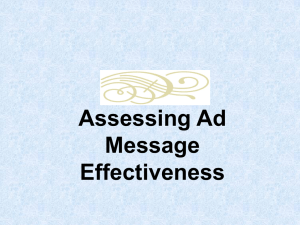 Assessing Ad Message Effectiveness