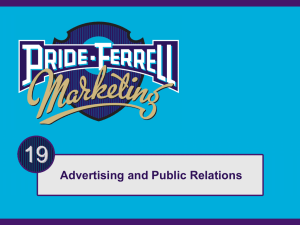 Marketing 12e - Pride and Ferrell