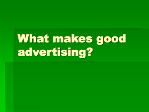 The old and new rules of good advertising