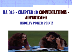 BA 315 - CHAPTER 10 COMMUNICATIONS