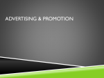 Advertising Promotion