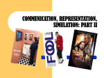 communication, representation, simulation: part ii