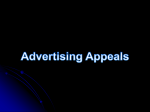 Advertising Appeals Power Point
