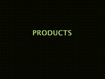 Unsought Products
