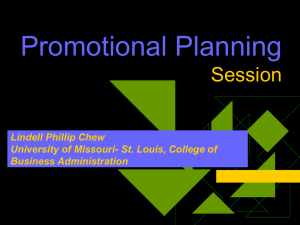 ba_315_Promo_Plan_rev___ppt - University of Missouri