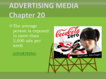 ADVERTISING MEDIA Chapter 20