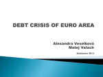 debt crisis of euro area