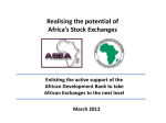 Realising the Potential of Africa`s Stock Exchanges