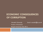 Wanakiti_Economic Consequences of Corruption