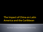 The Impact of China on Latin America and the Caribbean