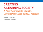Creating a Learning Society A New Approach to Growth