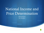 National Income and Price Determination