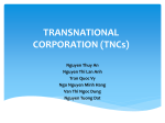 TRANSNATIONAL CORPORATION (TNCs)