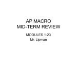 AP MACRO MID-TERM REVIEW