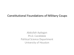 Institutional Foundations of Military Coups d`Etat: Parliamentarism