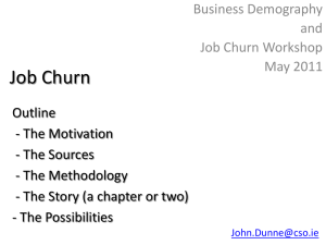 Job Churn Workshop 12th May 2011 Dublin Castle (PPT 1107KB)