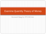Examine Quantity Theory of Money