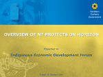 An Overview of Northern Territory Projects on the Horizon