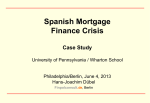 Spanish mortgage finance