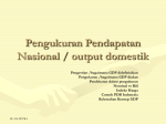 Pengukuran GDP (domestic output)