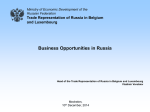 Business Opportunities in Russia