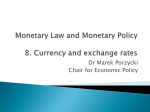 Currency regimes