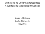 China`s Exchange Rate, Trade Balance, and Wage Explosion