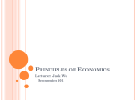 ETP Econ Lecture Note 1 Fall 2014