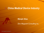 Wenqin Shao Sino Waypoint Consulting Inc. China Medical