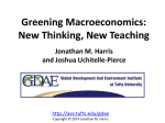 Greening Macroeconomics