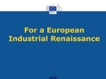 For a European Industrial Renaissance