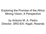 The Africa Mining Vision