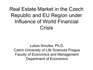 Czech agricultural production development