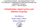 Globalisation, import prices and inflation targeting