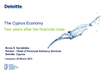 Deloitte PowerPoint template - Cyprus Chamber of Commerce
