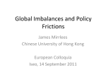 Global Imbalances and Policy Frictions