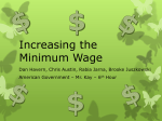 Increasing the Minimum Wage