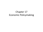 Chapter 17 Economic Policymaking