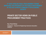 4th East African Public Procurement Forum: Improving the