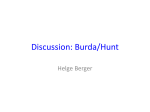 Discussion: Burda - De Nederlandsche Bank