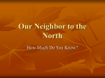 Our Neighbor to the North - K