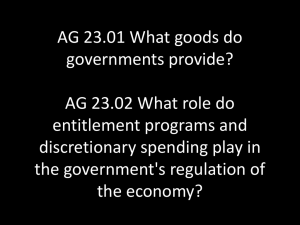 AG 23.01 What goods do governments provide? AG 23.02 What