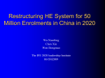 Chinese Education system - East