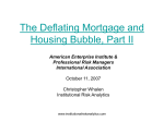 Mortgage Credit & Subprime Lending: Implications of a