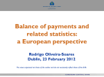 Balance of Payments Statistics: A European Perspective