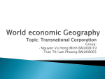 World economic Geography