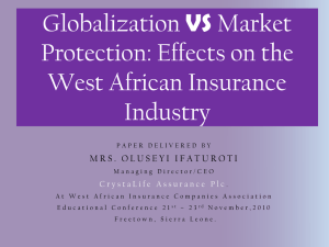 Globalization versus market protection: effects on the