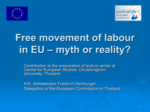 Free movement of labour in EU – myth or reality?