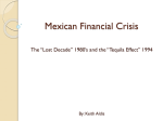Mexican Financial Crisis - Department of Biological Sciences