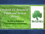 Ireland, EU Structural Funds and Tactical Errors